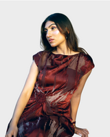 The Molten Merlot Dress