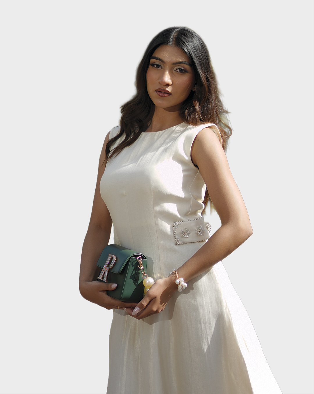 The Celestial Alabaster Dress