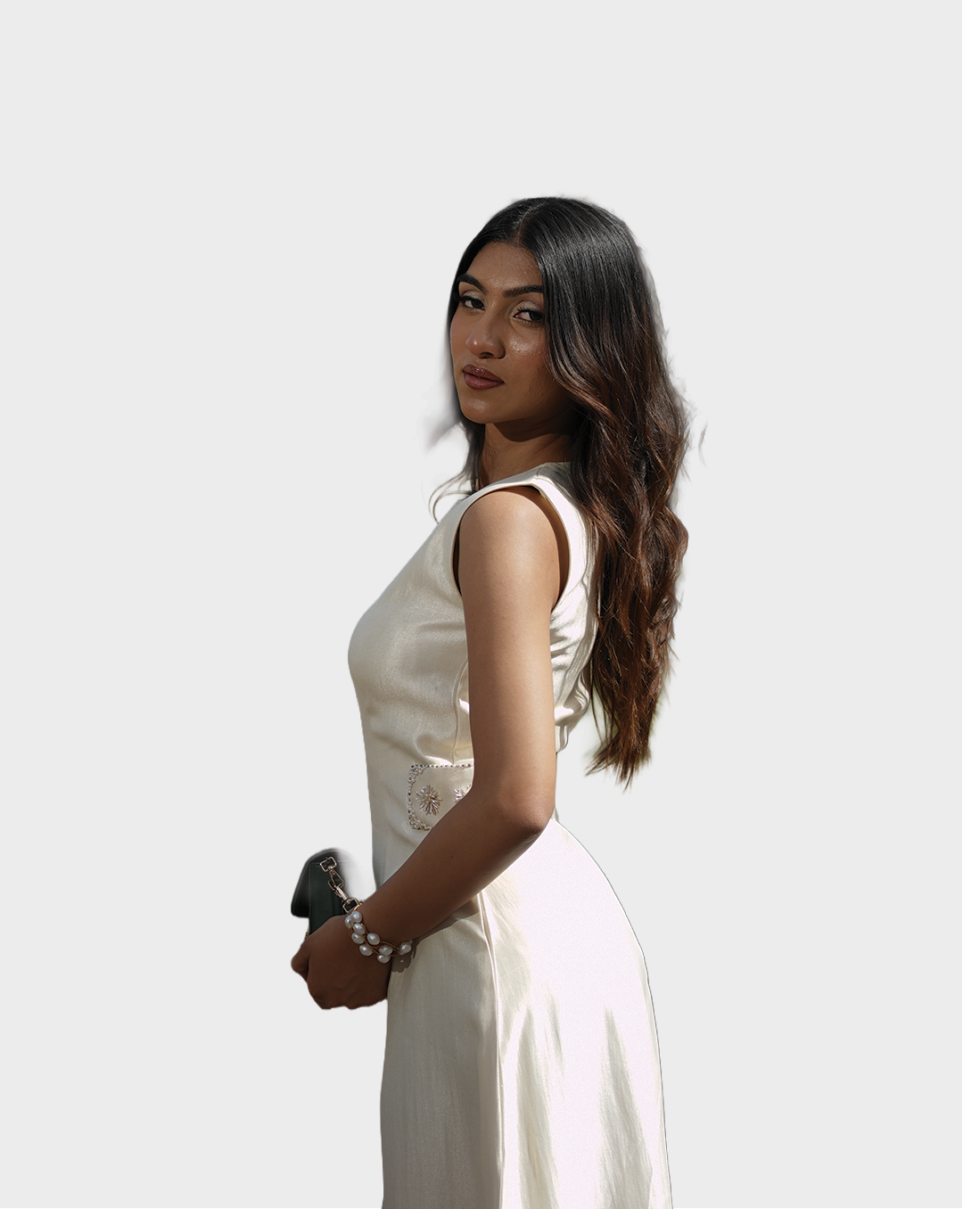 The Celestial Alabaster Dress