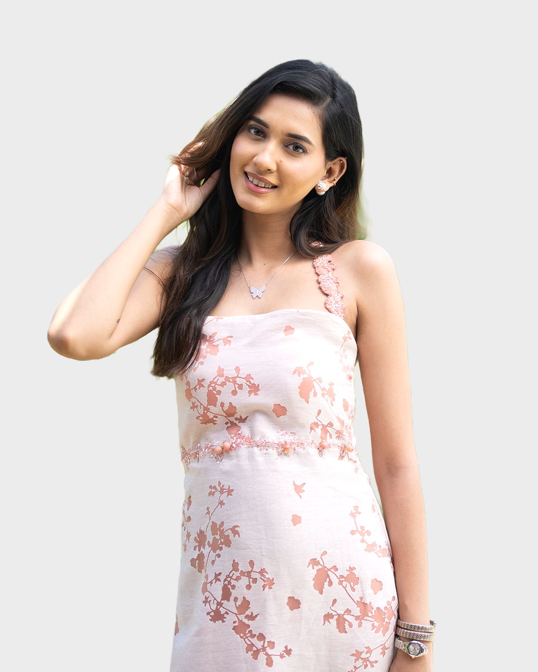 The Whispering Rosebud Dress